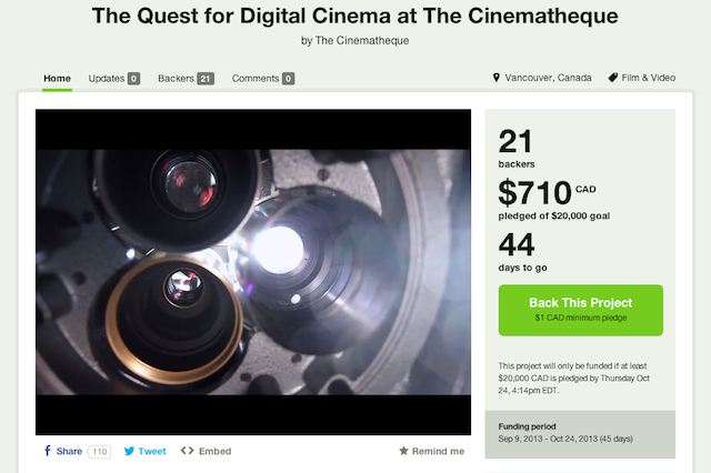 TheCinemathequeKickstarter