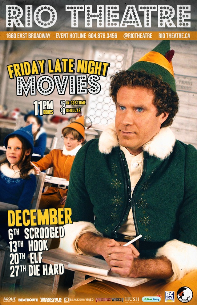 Rio Theatre Friday Late Night Movies December 2013