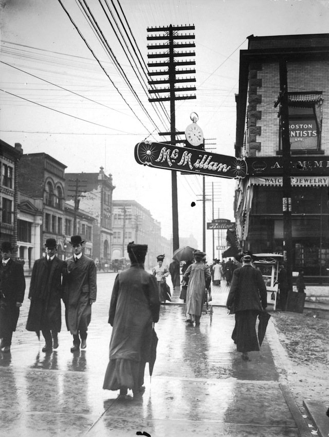 rain, rainy, street, streets, vancouver