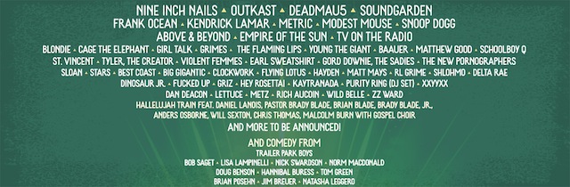 Pemberton Music Festival Lineup