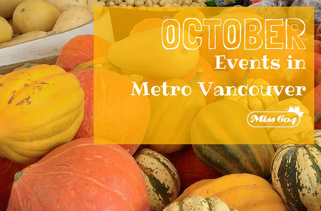 October Events in Metro Vancouver