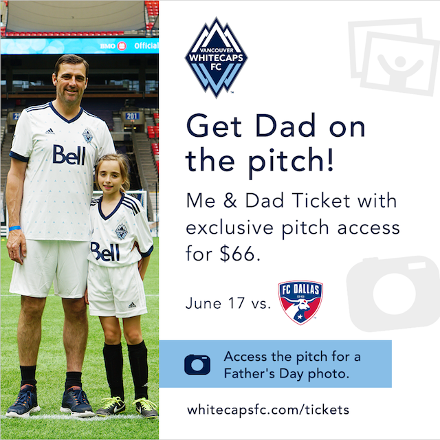 Whitecaps Father's Day Packages