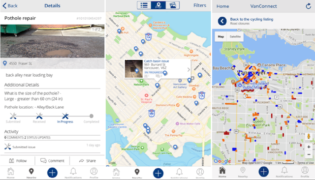 The City of Vancouver's VanConnect App